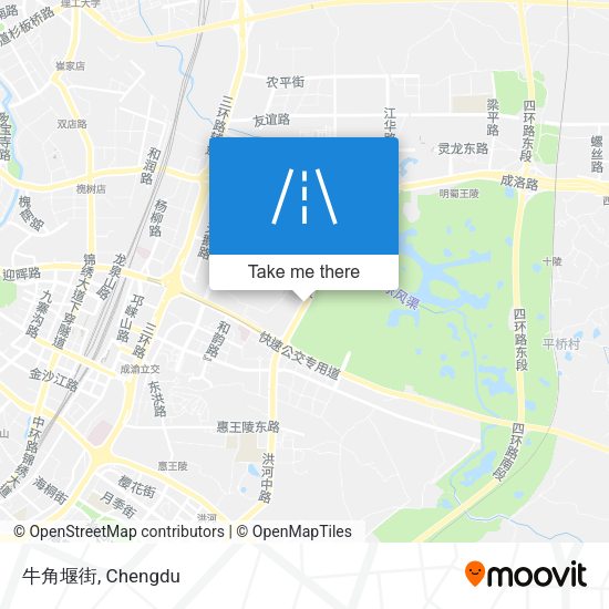 牛角堰街 map