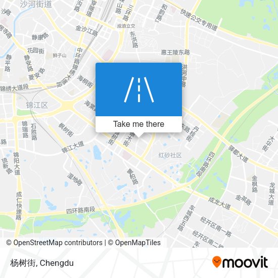 杨树街 map