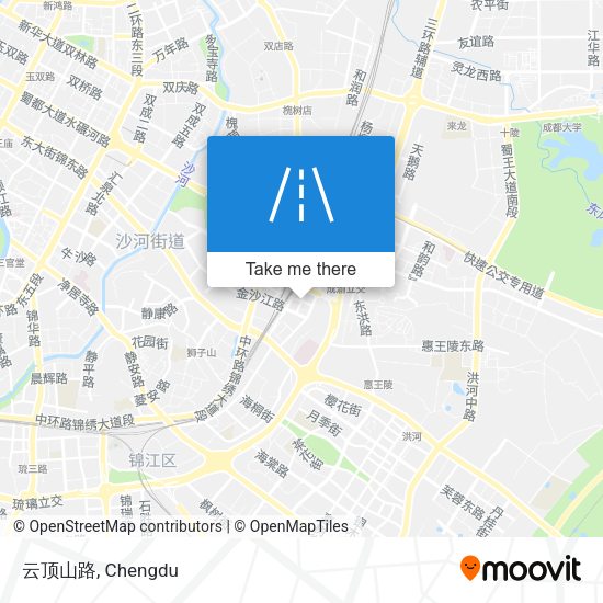 云顶山路 map
