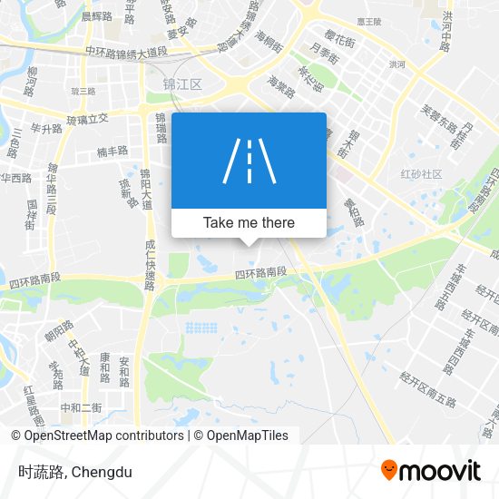 时蔬路 map