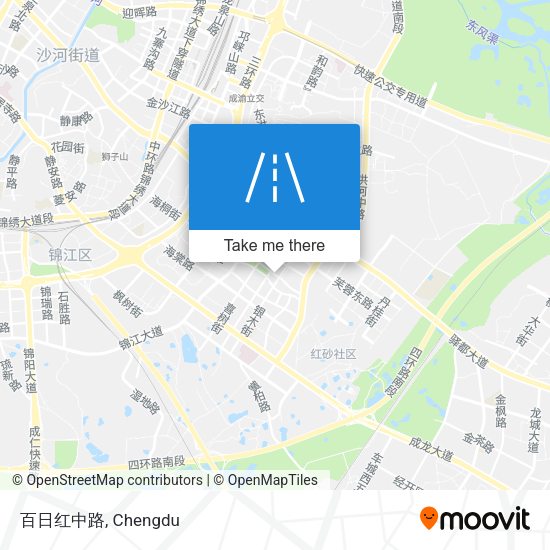 百日红中路 map