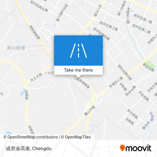 成资渝高速 map