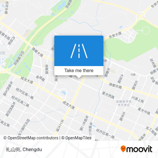 礼山街 map
