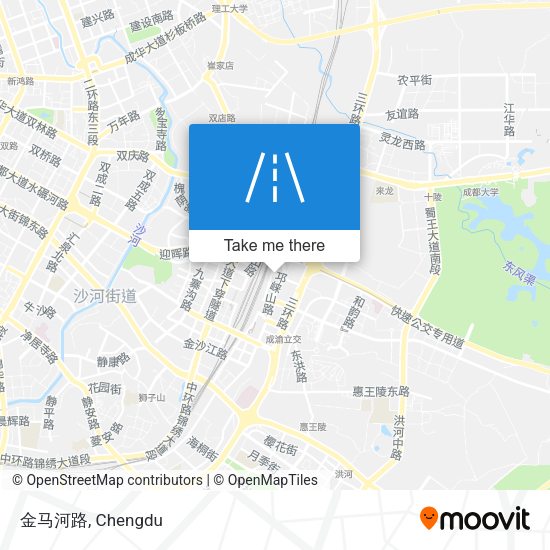 金马河路 map