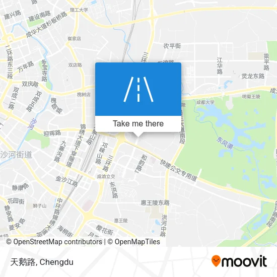 天鹅路 map