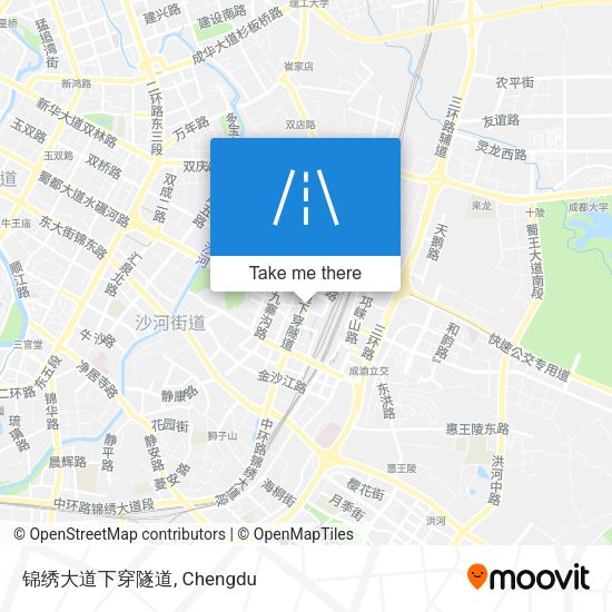 锦绣大道下穿隧道 map