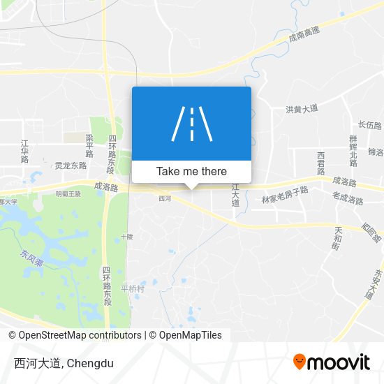 西河大道 map