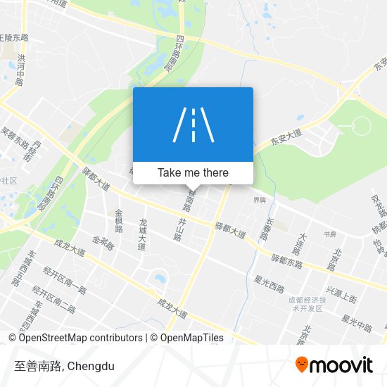 至善南路 map