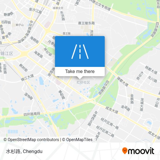 水杉路 map