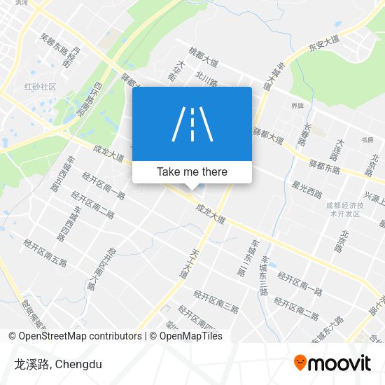 龙溪路 map
