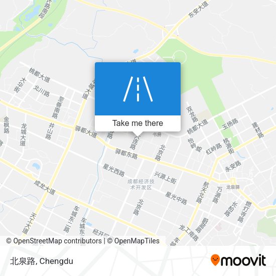 北泉路 map