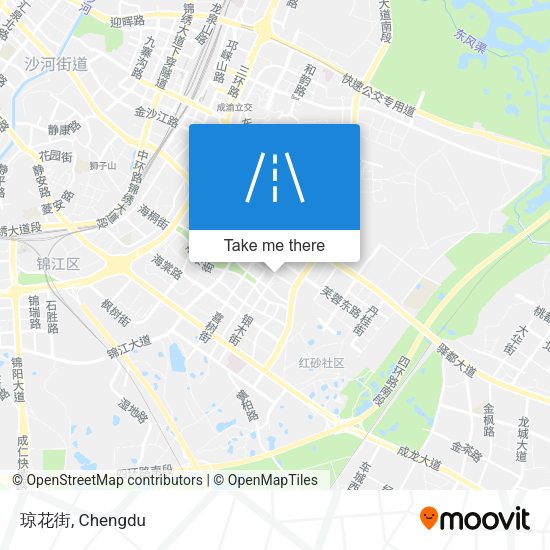 琼花街 map