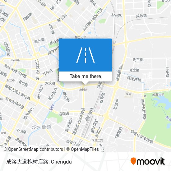成洛大道槐树店路 map