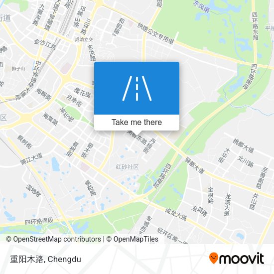 重阳木路 map