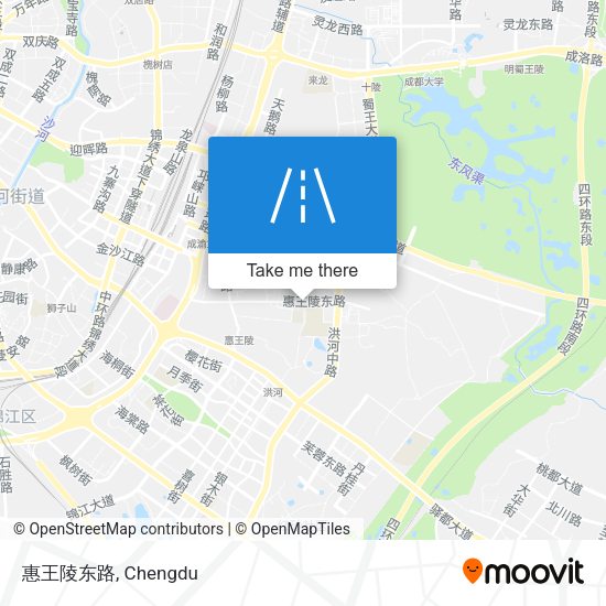 惠王陵东路 map
