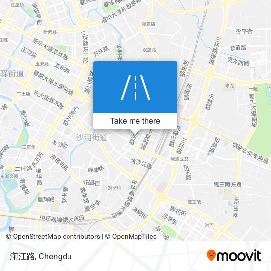 湔江路 map