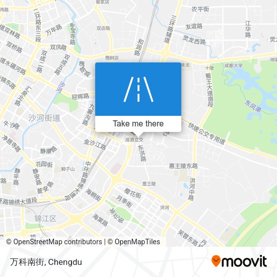 万科南街 map
