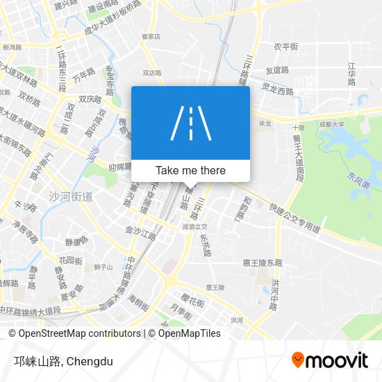 邛崃山路 map