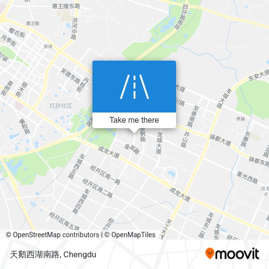 天鹅西湖南路 map