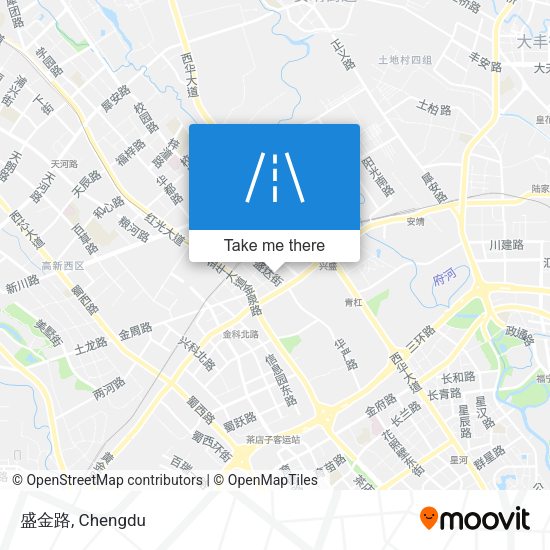 盛金路 map