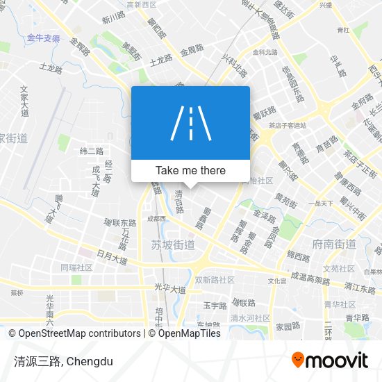 清源三路 map