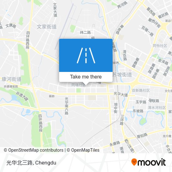 光华北三路 map