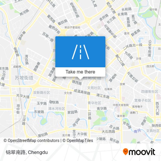 锦翠南路 map