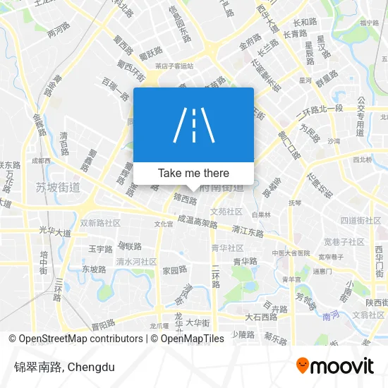 锦翠南路 map