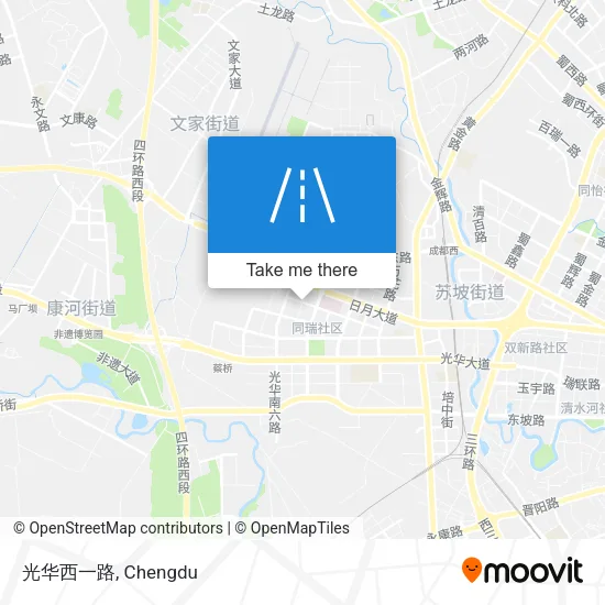 光华西一路 map