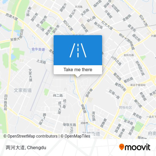 两河大道 map