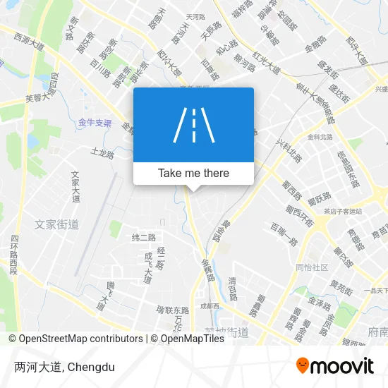 两河大道 map