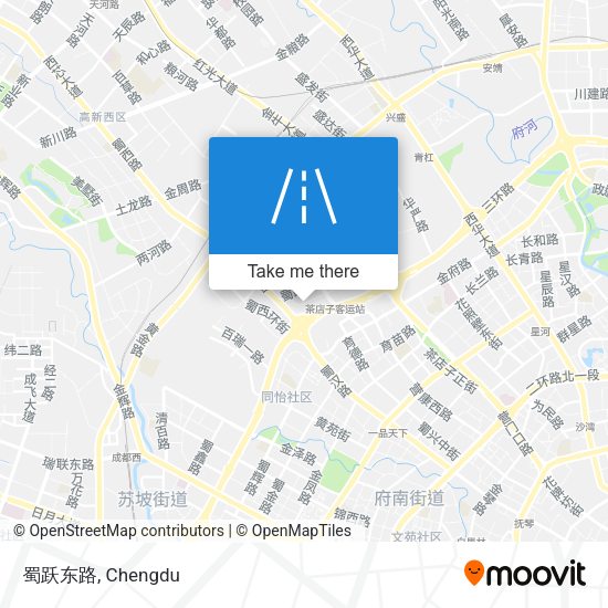 蜀跃东路 map