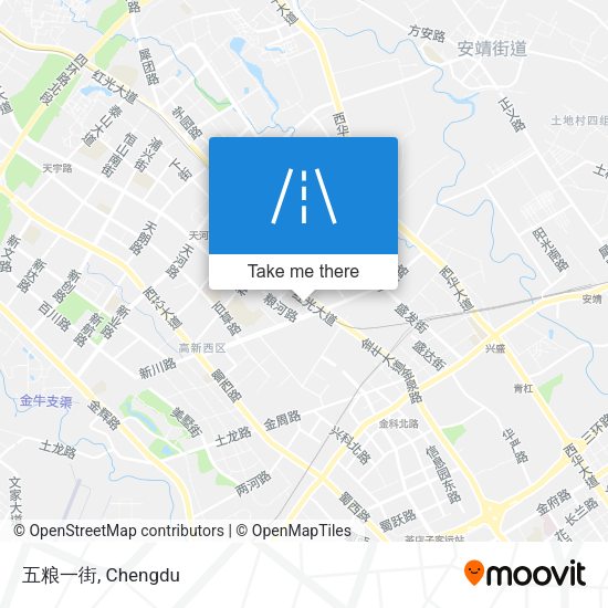 五粮一街 map