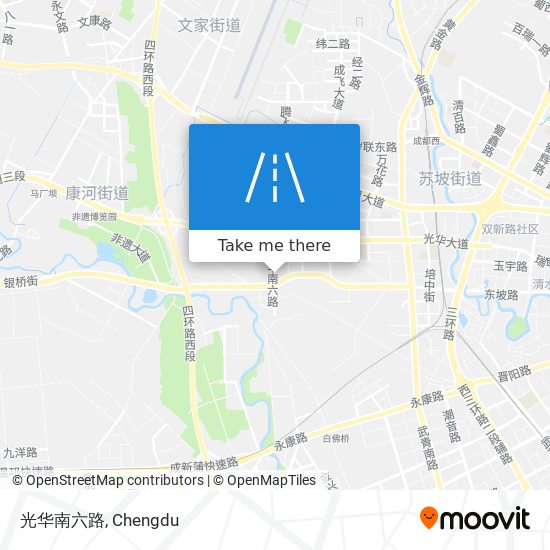 光华南六路 map