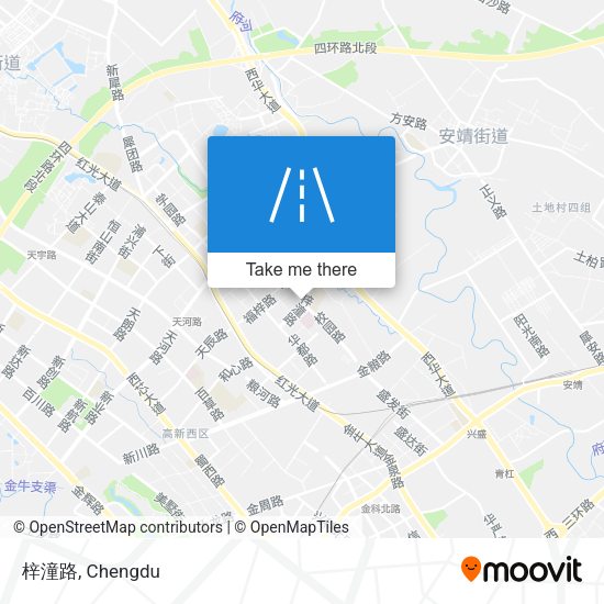 梓潼路 map