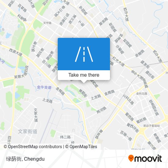 绿荫街 map