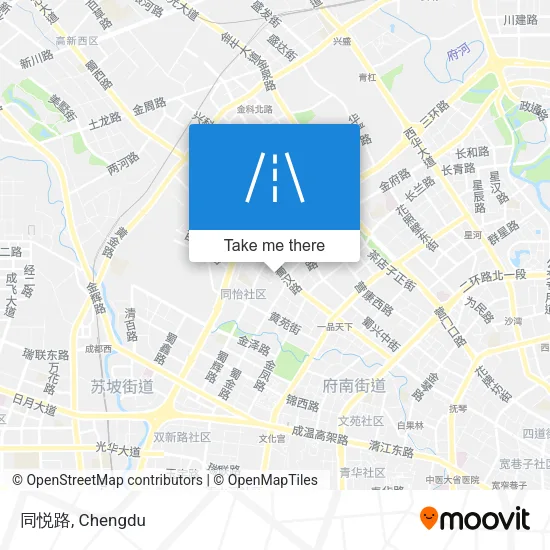 同悦路 map