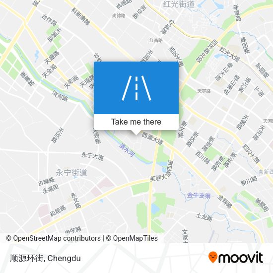 顺源环街 map