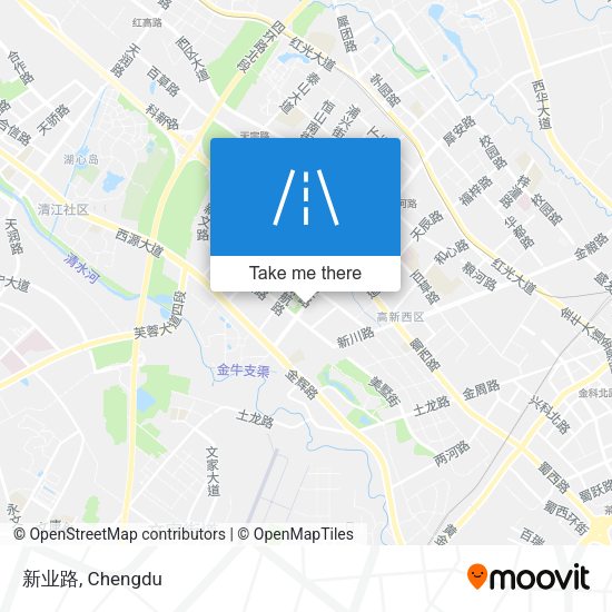 新业路 map