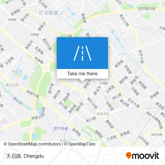 天启路 map