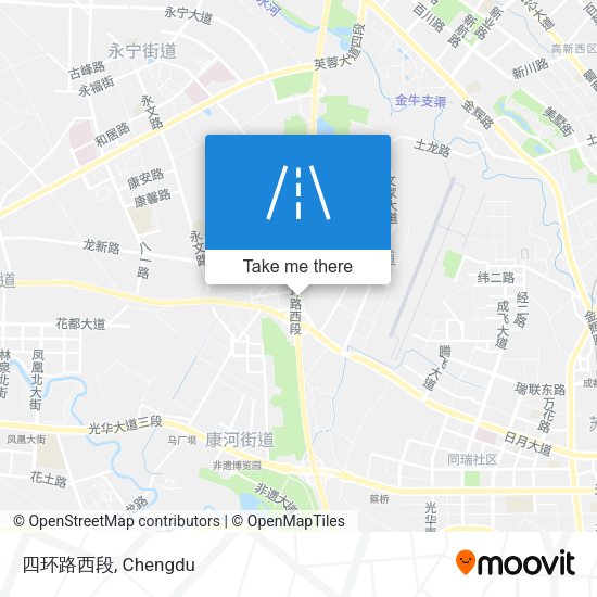 四环路西段 map