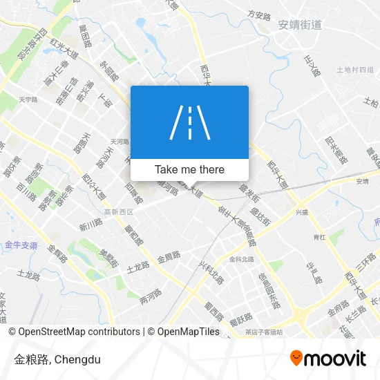 金粮路 map