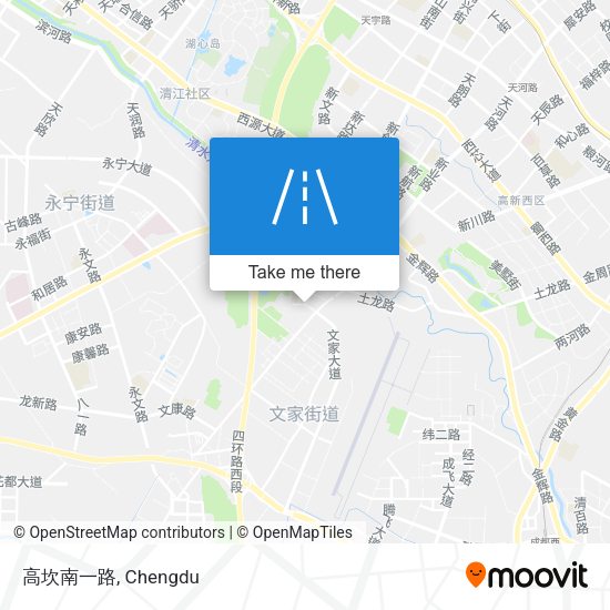高坎南一路 map