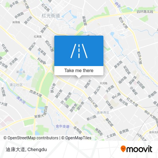 迪康大道 map