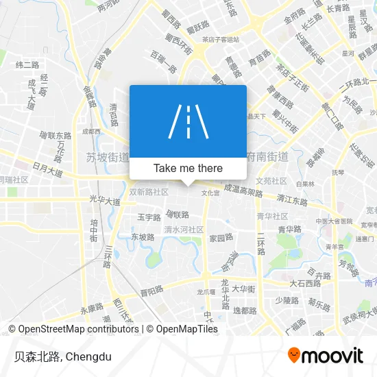 贝森北路 map
