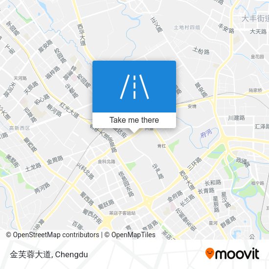 金芙蓉大道 map