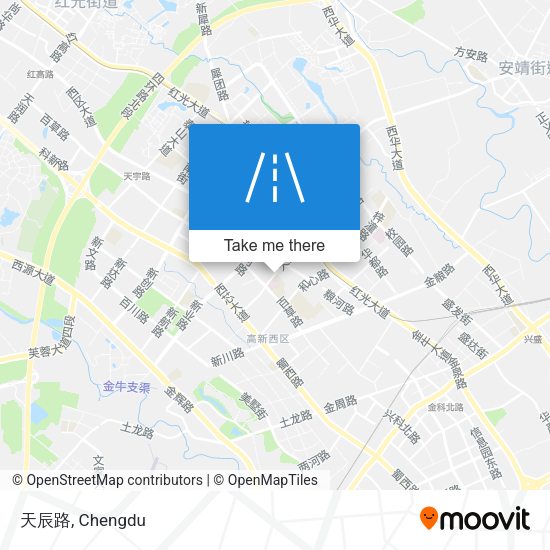 天辰路 map