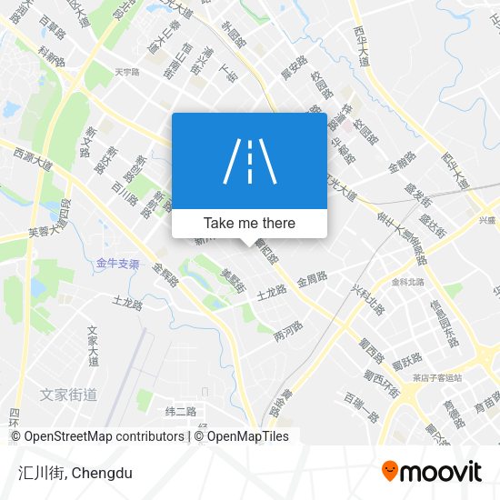 汇川街 map