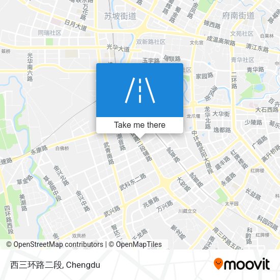 西三环路二段 map