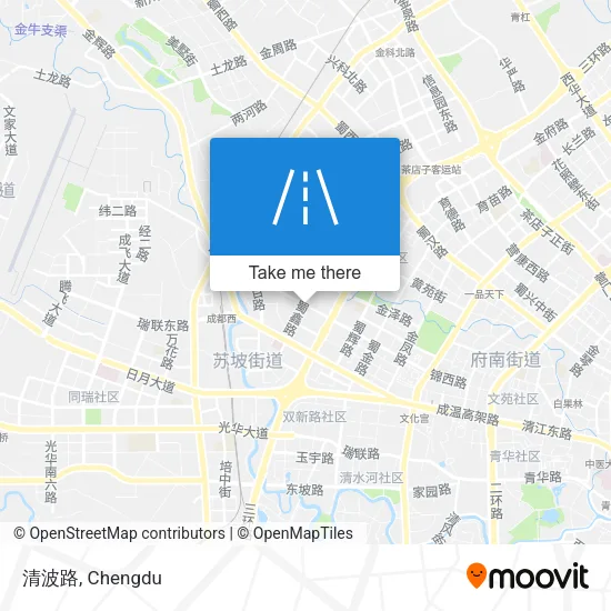 清波路 map